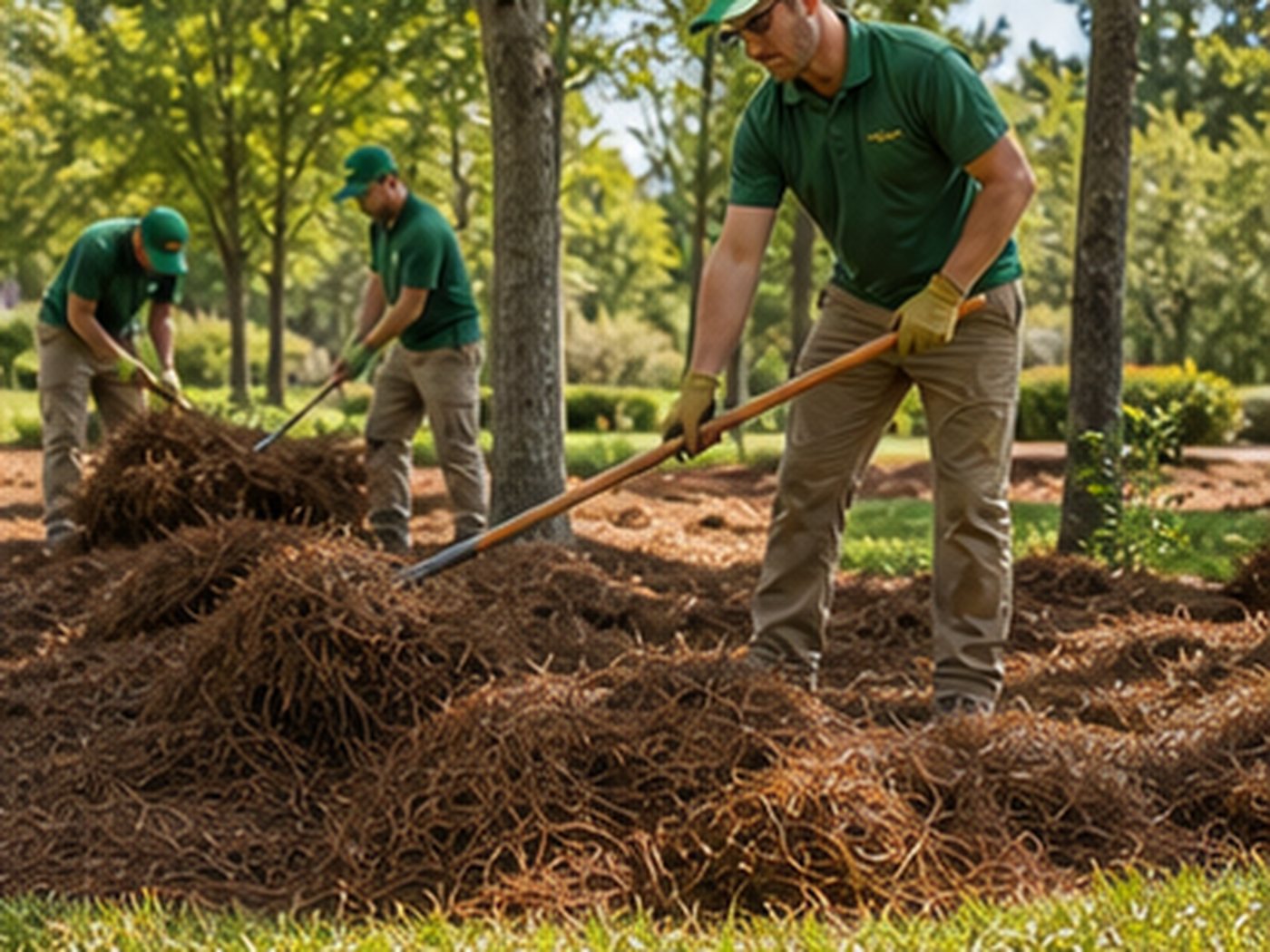 Mulching and Bed Refresh by TooClutch Lawn Care